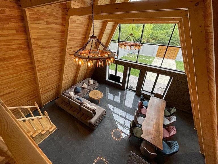 Qafqaz Wood Chalet Gabala Exterior photo